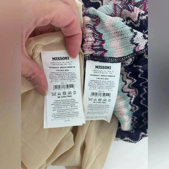 NWT Zig Zag Multicolor Maxi Dress Size IT 36 - Picture 8 of 13